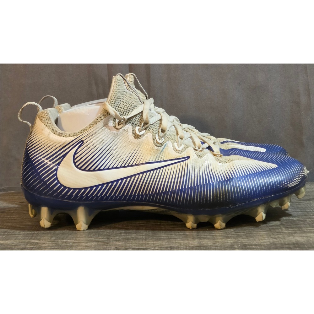 Nike Vapor Untouchable Pro CF Football Cleats Men's Size 10.5 White Blue